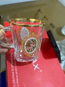 تجریه خرید لیوان بلینک مکس مدل  68 لب طلایی  بسته 6 عددی