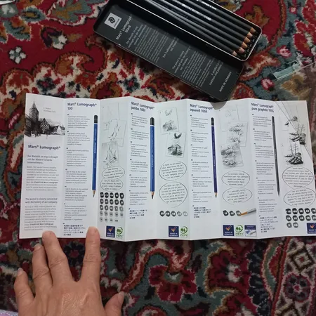 مداد استدلر مدل LUMOGRAPH مجموعه 6 عددی