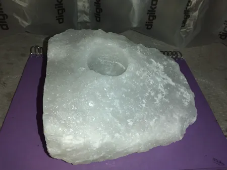 جا شمعی سنگ نمک مدل MT402