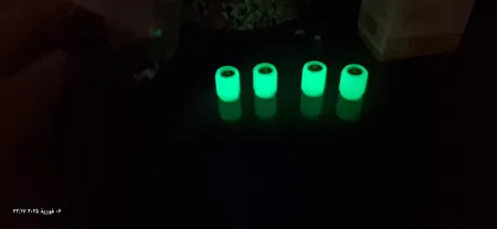 سر والف لاستیک خودرو مدل شبرنگ VIP- بسته 4 عددی