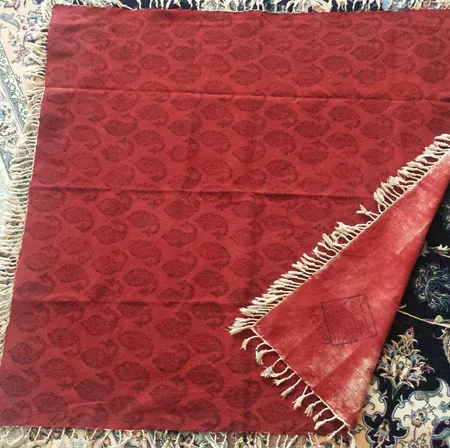 رومیزی قلمکار ممتاز اصفهان طرح رناس مدل G151