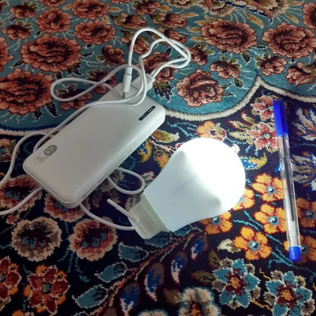 چراغ قوه آویز مدل USB-OTG