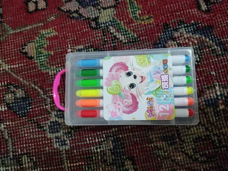 ماژیک رنگ آمیزی  12 رنگ مدل MiNi color pen  کد ZS-206