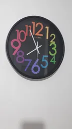 ساعت دیواری سال بردز طرح عدد رنگی