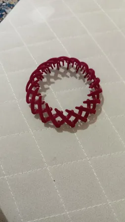 کلیپس مو زنانه مدل گوجه‌ای مخملی کد 1523 brg