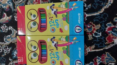 مداد رنگی 12 + 1 رنگ آریا مدل 3016