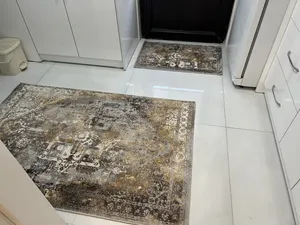 تجریه خرید فرش ماشینی ساوین کد 4116 زمینه نقره ای