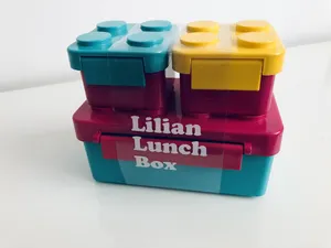 تجریه خرید ظرف غذای 3 تکه کودک هوکیا مدل پازلی