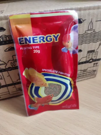 غذای خشک ماهی انرژی مدل مینی گرانول 20 گرم