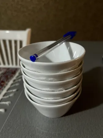 پیاله زی مدل فرم اس 9 سفید درجه یک بسته شش عددی