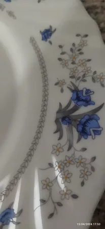 بشقاب غذاخوری پارس اپال مدل رمانتیک بسته 6 عددی