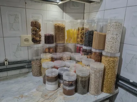 بانکه مدل استوانه ای کد 4 مجموعه 4 عددی