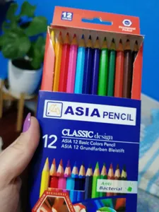تجریه خرید مداد رنگی 12 رنگ آسیا مدل A-12