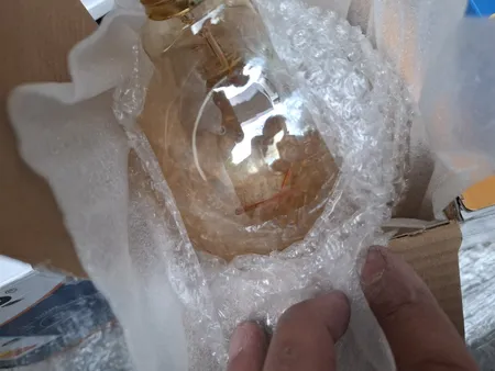 لامپ ادیسونی 40 وات مدل تنگستنی G125-S پایه E27 بسته 10 عددی