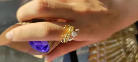 انگشتر زنانه مدل پروانه کد 00714