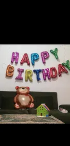 تجریه خرید بادکنک فویلی لاکی بالونز طرح خرس عاشق کد 1085