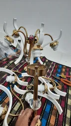 لوستر چشمه نور 5 شعله کد887/5WT