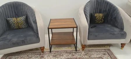 میز عسلی دیزم مدل SI_Q100_50_BRN