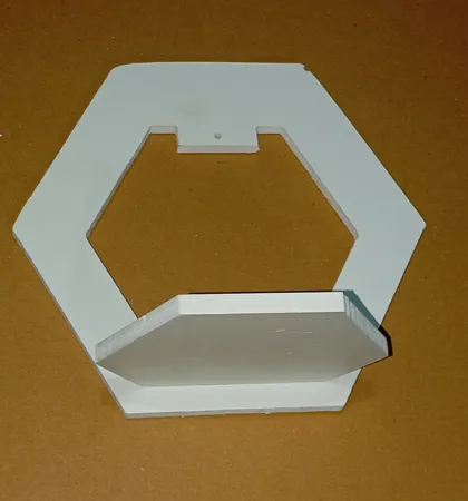 شلف دیواری آمینارت طرح شش ضلعی مجموعه 5 عددی