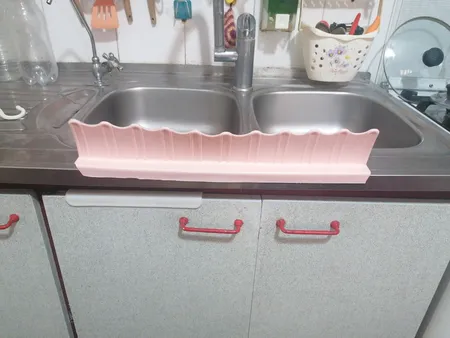 آبگیر کنار سینک مدل سیلیکونی طرح شیروانی