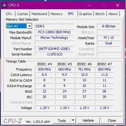 رم لپ تاپ میکرون مدل 1600 DDR3L PC3L 12800S MHz ظرفیت 8 گیگابایت
