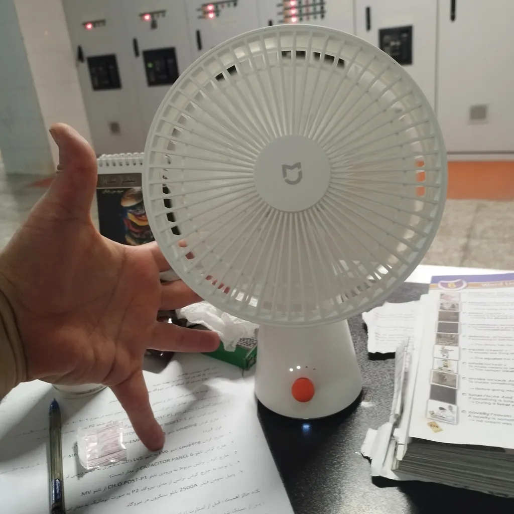پنکه شارژی شیائومی مدل Rechargeable Mini Fan