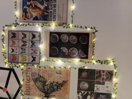 ریسه ال ای دی طرح برگ طول 5 متر