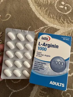 قرص آرژنین یوروویتال - 1000 میلی گرم بسته 60 عددی