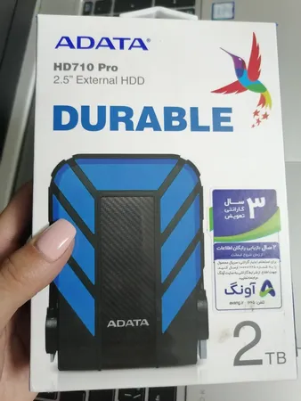 هارد اکسترنال ای دیتا مدل HD710 Pro ظرفیت دو ترابایت دارای رابط USB Type-A 3.0