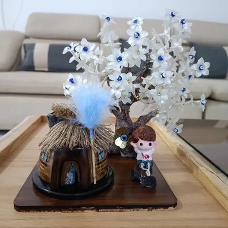 جاعودی سنگی مدل کلبه جنگلی