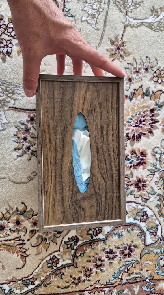 جای دستمال کاغذی مدل الماس