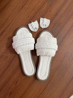 صندل زنانه مدل مکرومه