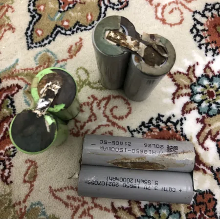 باتری لیتیوم یون مدل TBK-372400 ظرفیت 2400 میلی آمپرساعت