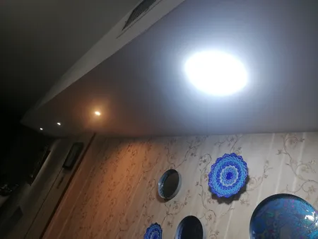 پنل سقفی ال ای دی 40 وات مدل فول لایت 510 طرح فنر متغیر توکار گرد بسته 2 عددی