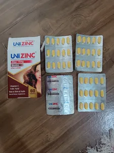 تجریه خرید قرص 15 میلی گرمی یونی زینک  بسته 60 عددی