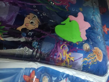 تشک بازی سمید مدل واتر مت طرح آکواریوم کد 1000