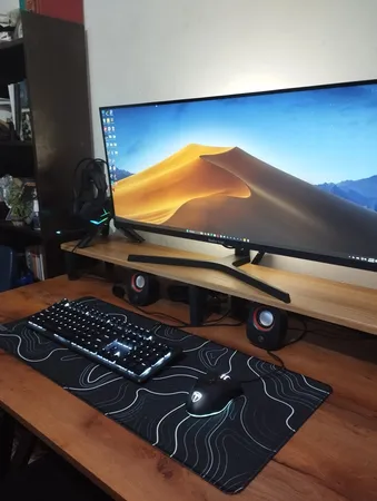 مانیتور گیمینگ 34 اینچ مسترتک مدل PA345UQ ، رزولوشن UltraWide QHD، پنل Rapid IPS، نرخ بروزرسانی 165 هرتز، با نسبت تصویر 21:9، دارای اسپیکر داخلی، دارای پورت HDMI و DisplayPort و USB و خروجی هدفون