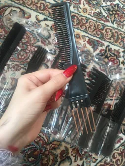 شانه مو کد 01 مجموعه 10 عددی