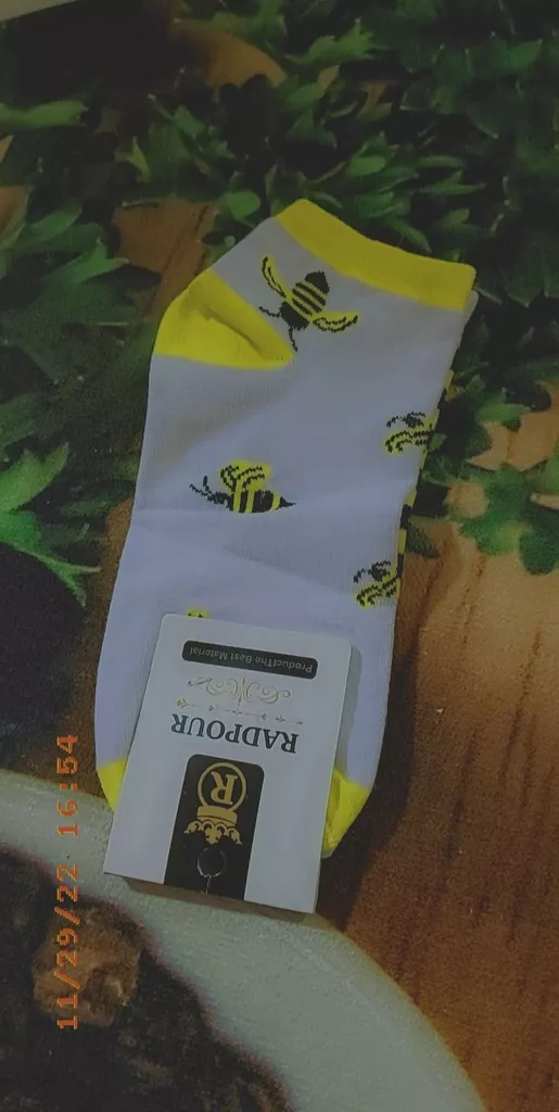 جوراب زنانه طرح زنبور