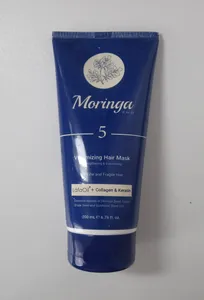 تجریه خرید ماسک مو مورینگا اِمو مدل 5 حجم دهنده موهای نازک و شکننده 200 میلی لیتر
