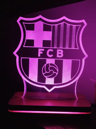 چراغ خواب طرح تیم بارسلونا کد 1065