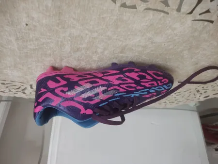 کفش فوتبال مردانه مدل توتال چمن طبیعی حرفه ای رنگ بنفش