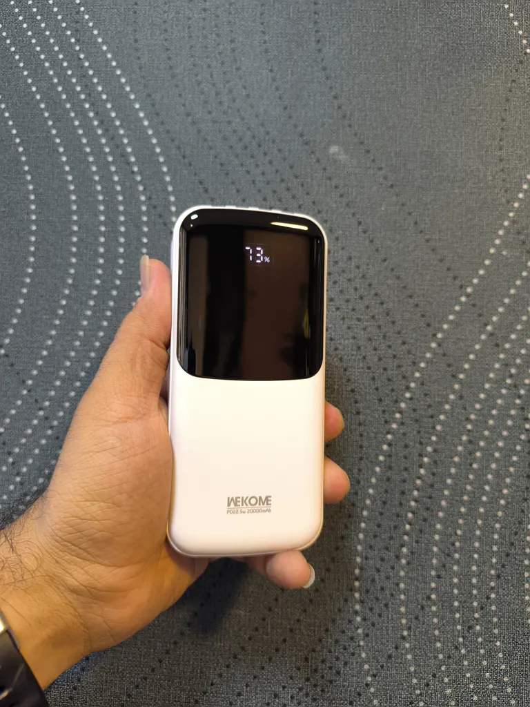 پاوربانک ویکام مدل WP-66 ظرفیت 20000 میلی آمپر ساعت