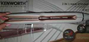 تجریه خرید اتو مو کنورث مدل kw313 به همراه فر کننده مو