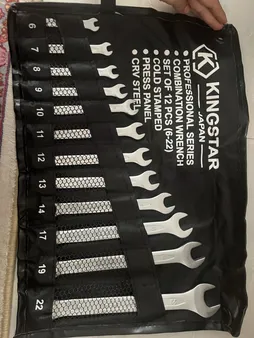 آچار یکسر تخت و یکسر رینگی کینگ استار مدل JAPAN-SET-12PCS  مجموعه 12 عددی