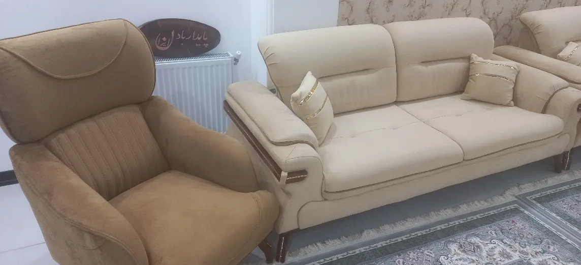 مبل راحتی هشت نفره صنعت آدلی مدل لورنت