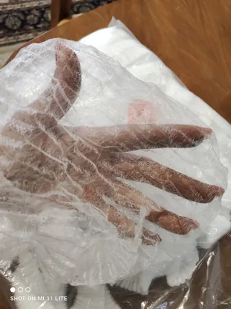 کلاه یکبار مصرف پارچه ای آکاردئونی مدل A300 بسته 50 عددی