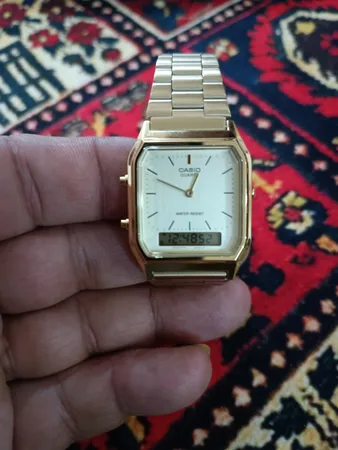 ساعت مچی عقربه ای زنانه کاسیو مدل AQ-230GA-9DMQ