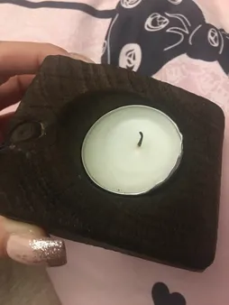 جا شمعی چوبی مدل 114