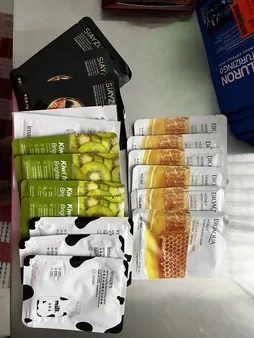 ماسک صورت سادور مدل ورقه ای وزن 25 گرم بسته 4 عددی